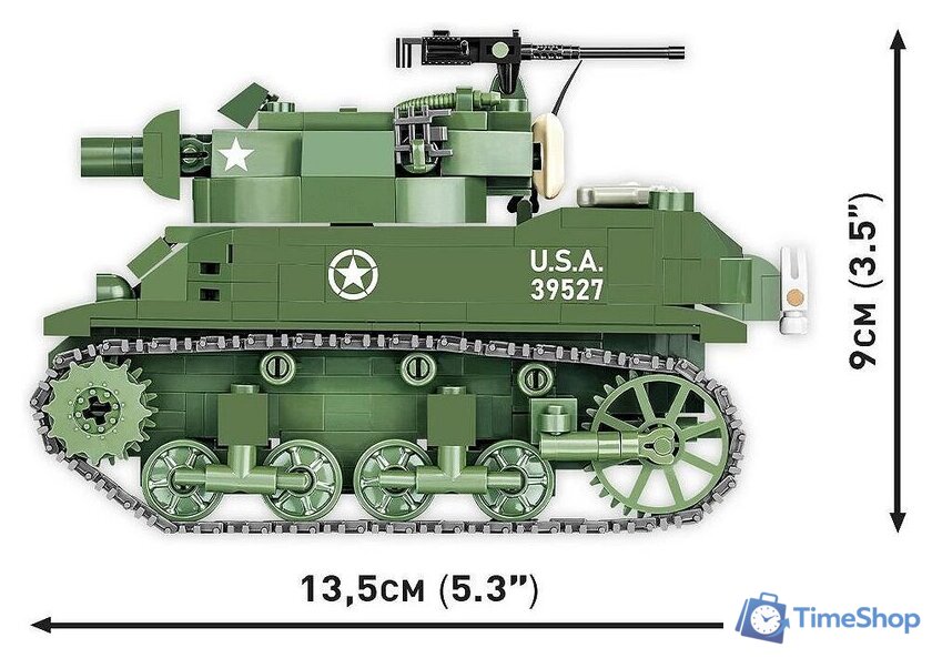 Конструктор Cobi Historical Collection WWII H.M.C. M8 Scott - Изображение №8 — Интернет-магазин Time-Shop