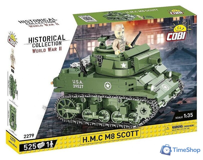 Конструктор Cobi Historical Collection WWII H.M.C. M8 Scott - Изображение №10 — Интернет-магазин Time-Shop