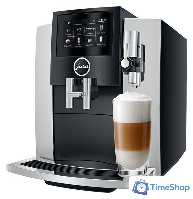 Кофемашина JURA S8 Moonlight Silver EA 15382 - Изображение №1 — Интернет-магазин Time-Shop