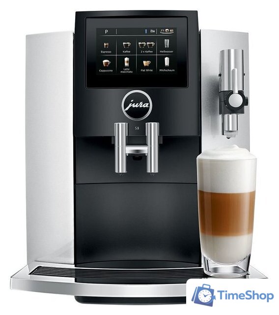 Кофемашина JURA S8 Moonlight Silver EA 15382 - Изображение №3 — Интернет-магазин Time-Shop