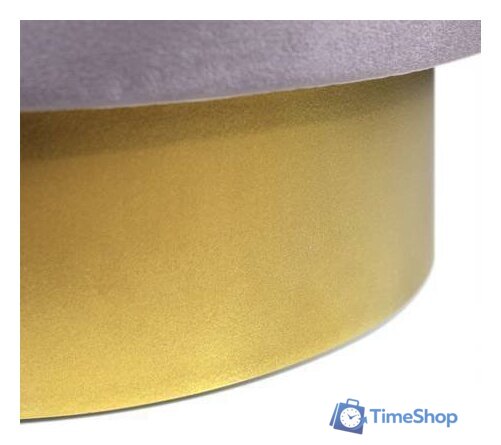 Пуфик Sheffilton SHT-B8 (ледяная лаванда/золото) - Изображение №3 — Интернет-магазин Time-Shop