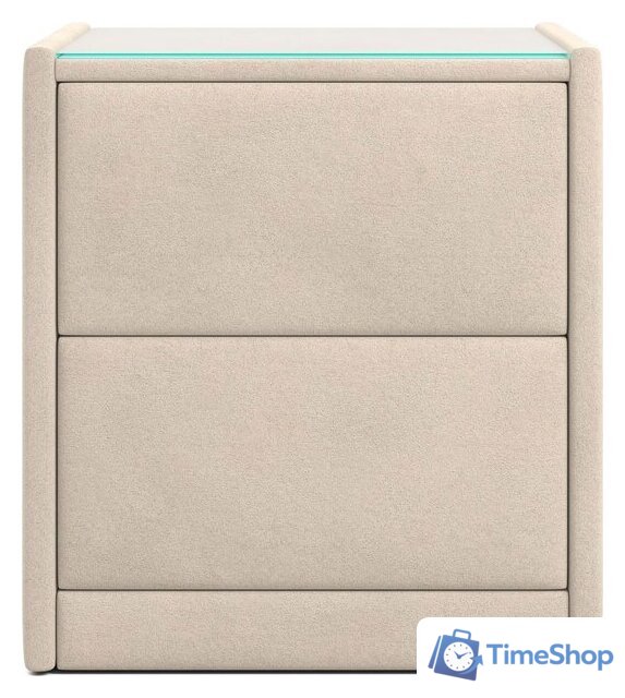 Тумба Мебельград Аризона мягкая (мора бежевый) - Изображение №2 — Интернет-магазин Time-Shop