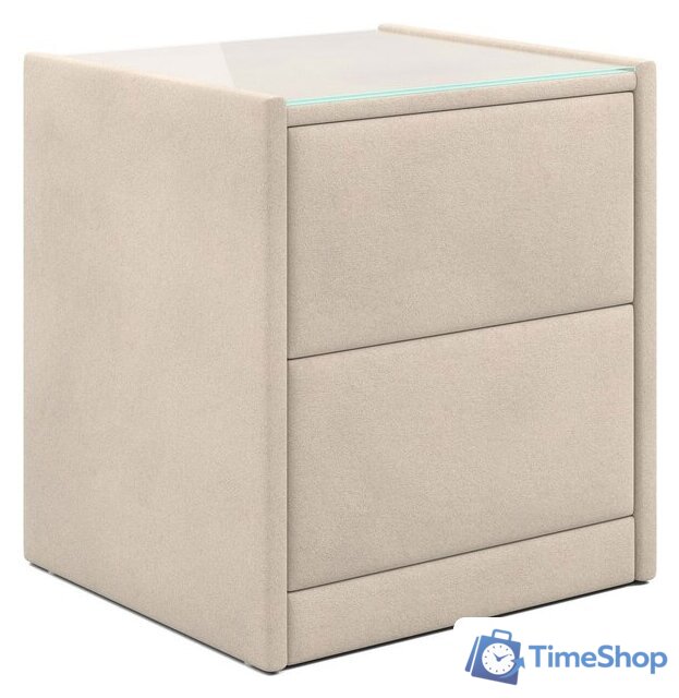 Тумба Мебельград Аризона мягкая (мора бежевый) - Изображение №1 — Интернет-магазин Time-Shop