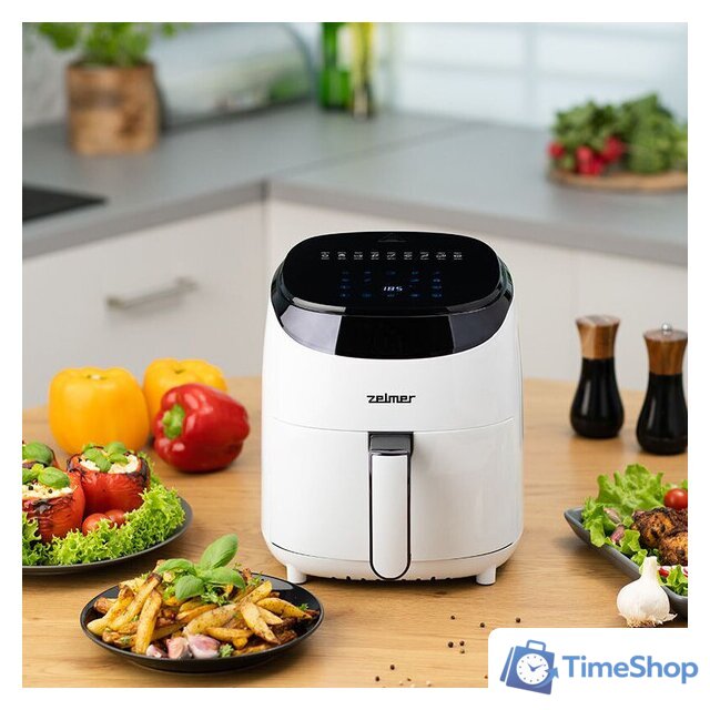 Аэрогриль (аэрофритюрница) Zelmer ZAF3551W - Изображение №7 — Интернет-магазин Time-Shop