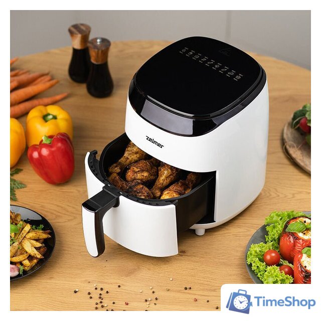 Аэрогриль (аэрофритюрница) Zelmer ZAF3551W - Изображение №6 — Интернет-магазин Time-Shop
