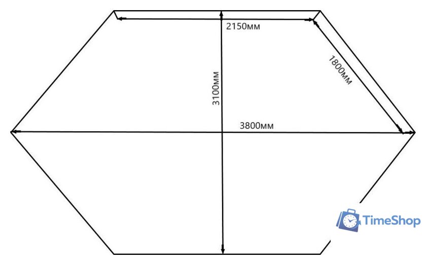 Кемпинговая палатка Сибтермо SibTravel Комфорт 04320008 - Изображение №21 — Интернет-магазин Time-Shop