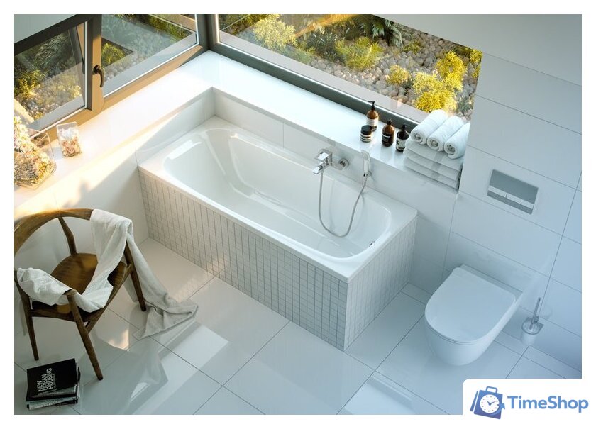 Ванна Excellent Layla 170x75 (с ножками) - Изображение №3 — Интернет-магазин Time-Shop