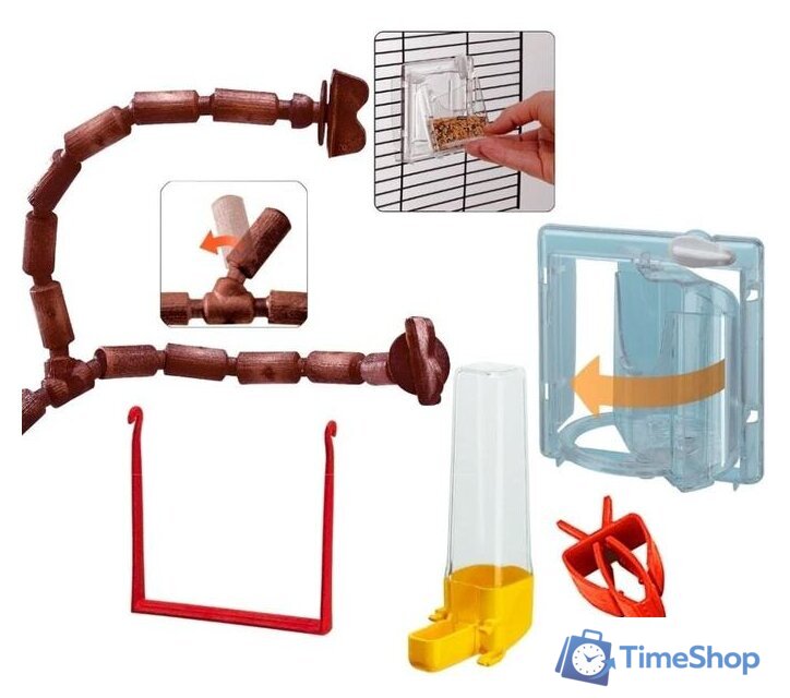 Клетка Ferplast Giulietta 6 52067217 - Изображение №4 — Интернет-магазин Time-Shop