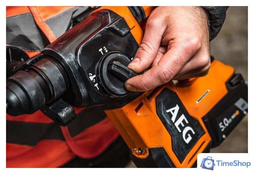 Перфоратор AEG Powertools BBH18BL2-502C 4935492343 (с 2-мя АКБ, кейс) - Изображение №10 — Интернет-магазин Time-Shop