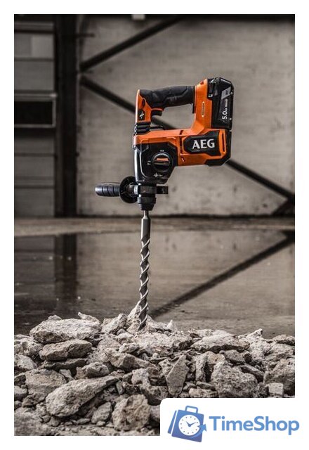 Перфоратор AEG Powertools BBH18BL2-502C 4935492343 (с 2-мя АКБ, кейс) - Изображение №8 — Интернет-магазин Time-Shop