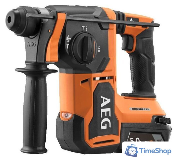 Перфоратор AEG Powertools BBH18BL2-502C 4935492343 (с 2-мя АКБ, кейс) - Изображение №2 — Интернет-магазин Time-Shop