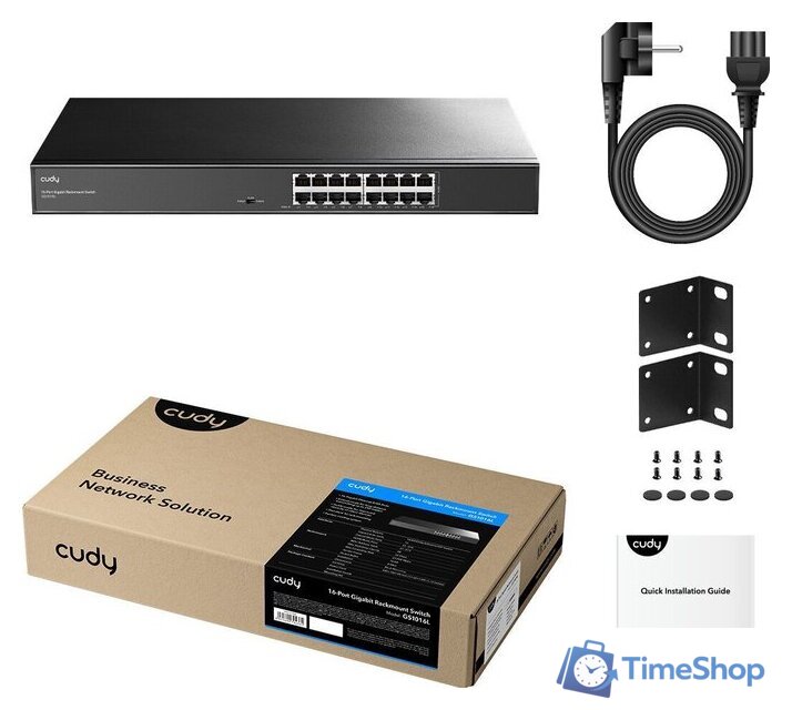 Неуправляемый коммутатор Cudy GS1016L 1.0 - Изображение №6 — Интернет-магазин Time-Shop