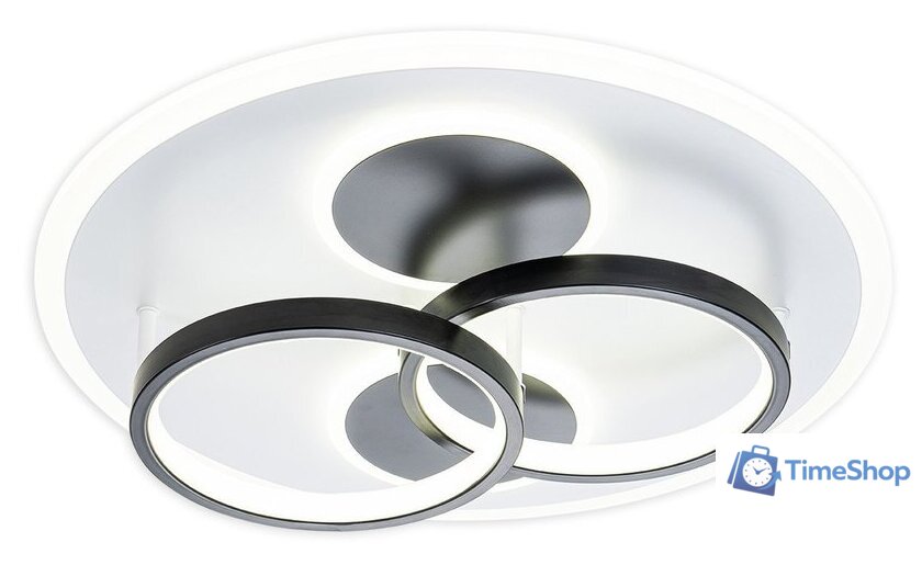 Припотолочная люстра Escada 10235/4LED Round (черный/белый) - Изображение №1 — Интернет-магазин Time-Shop
