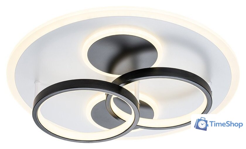Припотолочная люстра Escada 10235/4LED Round (черный/белый) - Изображение №4 — Интернет-магазин Time-Shop