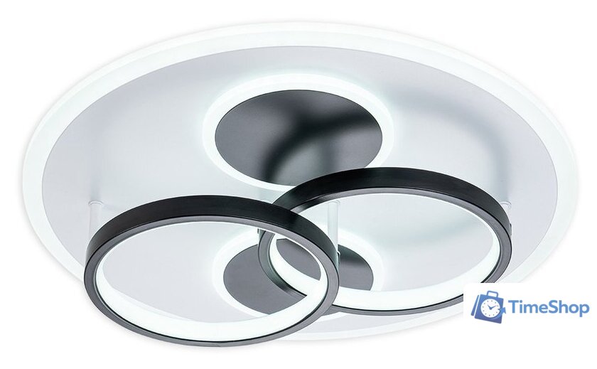 Припотолочная люстра Escada 10235/4LED Round (черный/белый) - Изображение №3 — Интернет-магазин Time-Shop
