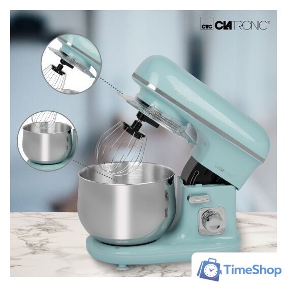 Планетарный миксер Clatronic KM 3711 (мятный) - Изображение №3 — Интернет-магазин Time-Shop