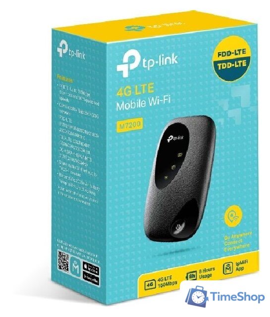 Мобильный 4G Wi-Fi роутер TP-Link M7200 - Изображение №5 — Интернет-магазин Time-Shop