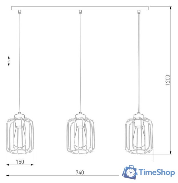 Подвесная люстра TK Lighting Galaxy New 4716 - Изображение №4 — Интернет-магазин Time-Shop