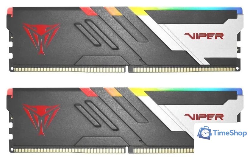 Оперативная память Patriot Viper Venom RGB 2x16ГБ DDR5 6800МГц PVVR532G680C34K - Изображение №1 — Интернет-магазин Time-Shop