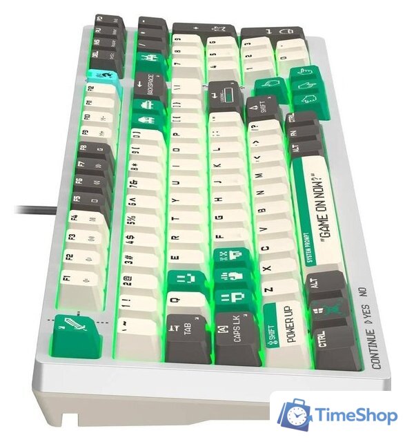 Клавиатура A4Tech Bloody S98 Pixels Green (Bloody BLMS Red Plus, нет кириллицы) - Изображение №9 — Интернет-магазин Time-Shop