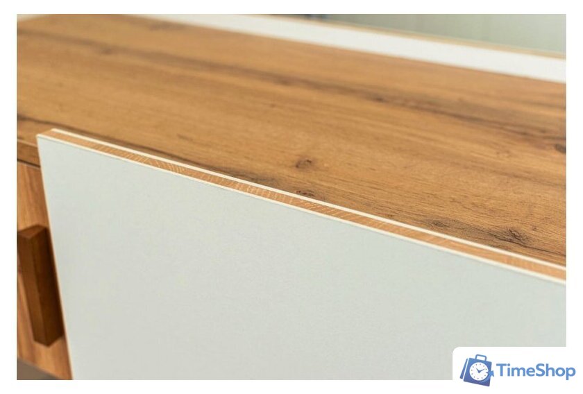 Полка Неман мебель Сканди МН-036-05 (дуб вотан/белый) - Изображение №3 — Интернет-магазин Time-Shop