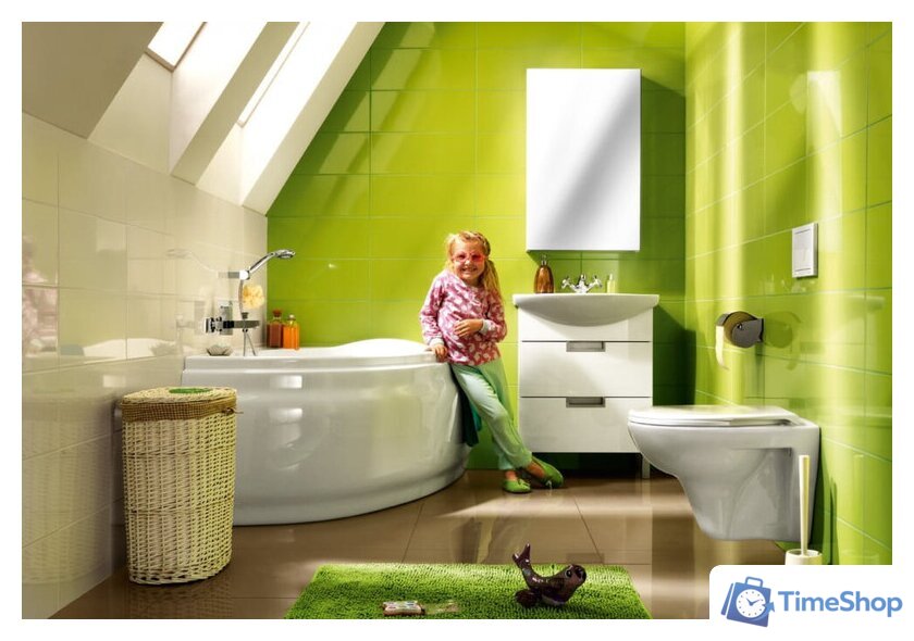 Ванна Cersanit Joanna 140x90 R (с каркасом) - Изображение №12 — Интернет-магазин Time-Shop