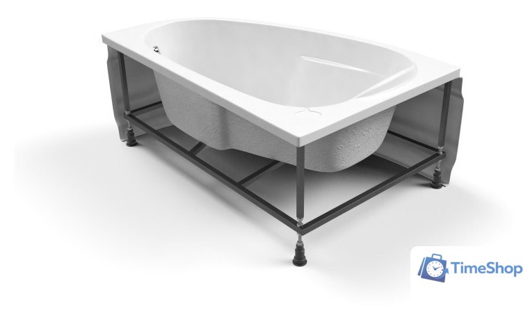 Ванна Cersanit Joanna 140x90 R (с каркасом) - Изображение №4 — Интернет-магазин Time-Shop