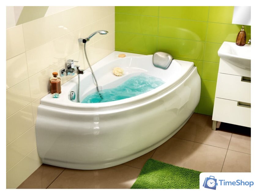 Ванна Cersanit Joanna 140x90 R (с каркасом) - Изображение №10 — Интернет-магазин Time-Shop