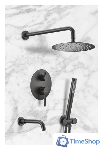 Душевая система  Milacio Ultra 150 MCU.150.MB - Изображение №14 — Интернет-магазин Time-Shop