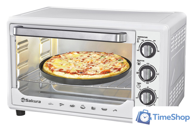 Мини-печь Sakura SA-7001WP - Изображение №1 — Интернет-магазин Time-Shop
