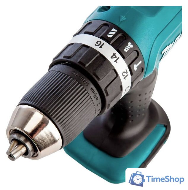 Ударная дрель-шуруповерт Makita DHP453RAJ (с 2-мя АКБ 2 Ач, кейс) - Изображение №5 — Интернет-магазин Time-Shop