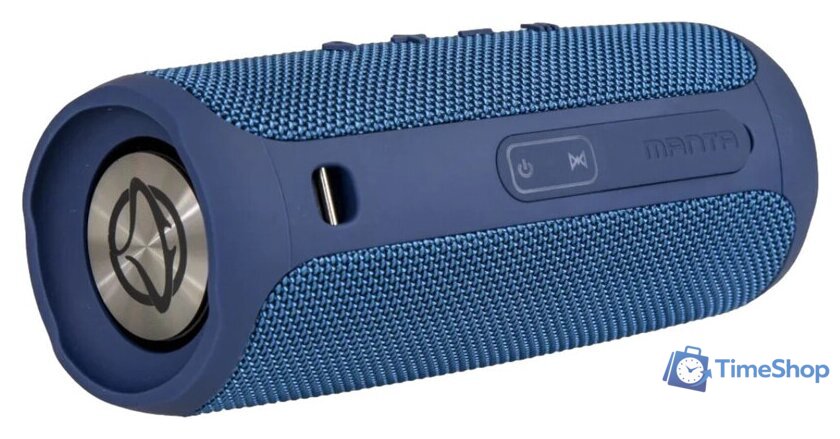 Беспроводная колонка Manta SPK130GO (синий) - Изображение №1 — Интернет-магазин Time-Shop
