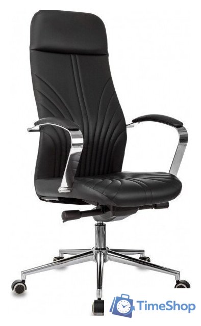 Офисное кресло Бюрократ CH-610SL-Lux (черный, экокожа) - Изображение №1 — Интернет-магазин Time-Shop