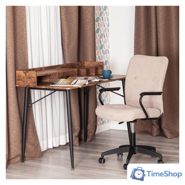 Офисное кресло TetChair Wind флок (бежевый) - Изображение №10 — Интернет-магазин Time-Shop