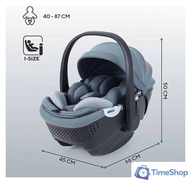 Детское автокресло Rant Aster Zero AY378 (графитовый) - Изображение №5 — Интернет-магазин Time-Shop