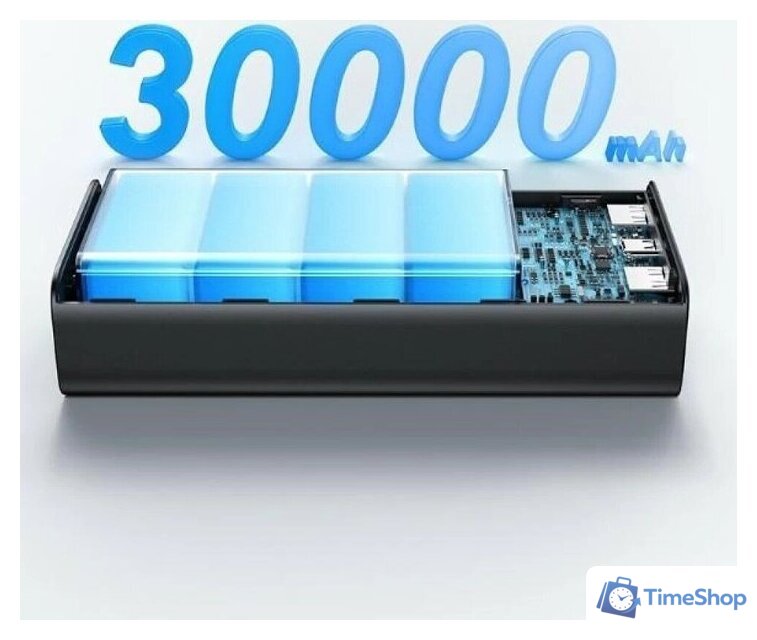 Внешний аккумулятор Usams CD185 PB68 30000mAh (черный) - Изображение №7 — Интернет-магазин Time-Shop