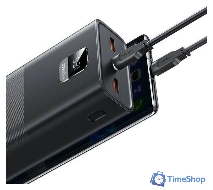 Внешний аккумулятор Usams CD185 PB68 30000mAh (черный) - Изображение №2 — Интернет-магазин Time-Shop