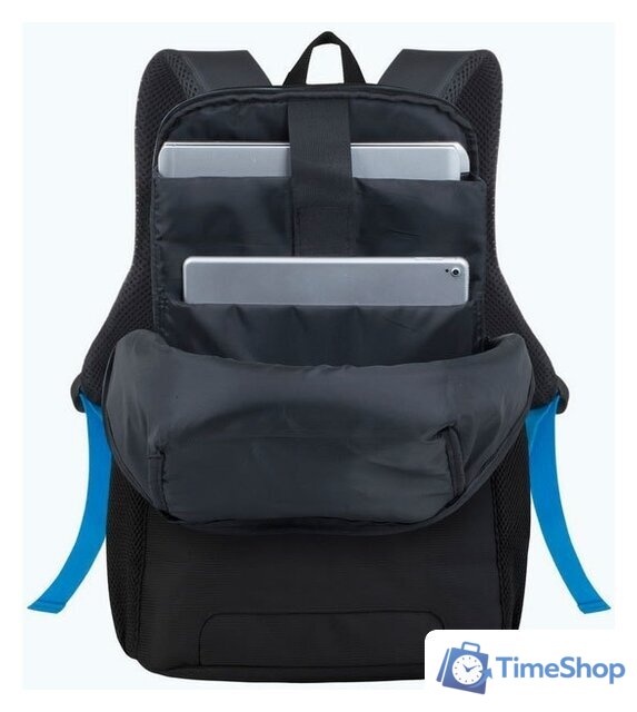 Городской рюкзак Rivacase 8067 (черный) - Изображение №8 — Интернет-магазин Time-Shop