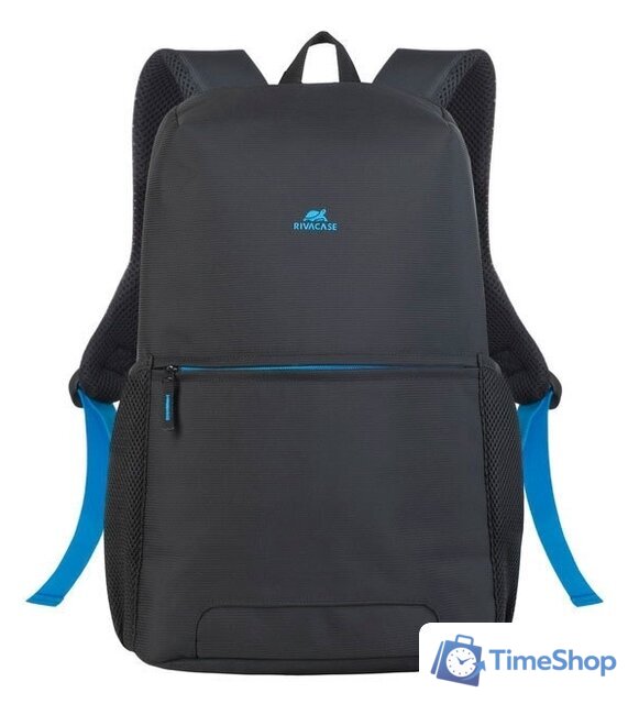 Городской рюкзак Rivacase 8067 (черный) - Изображение №2 — Интернет-магазин Time-Shop