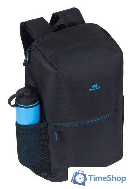 Городской рюкзак Rivacase 8067 (черный) - Изображение №7 — Интернет-магазин Time-Shop