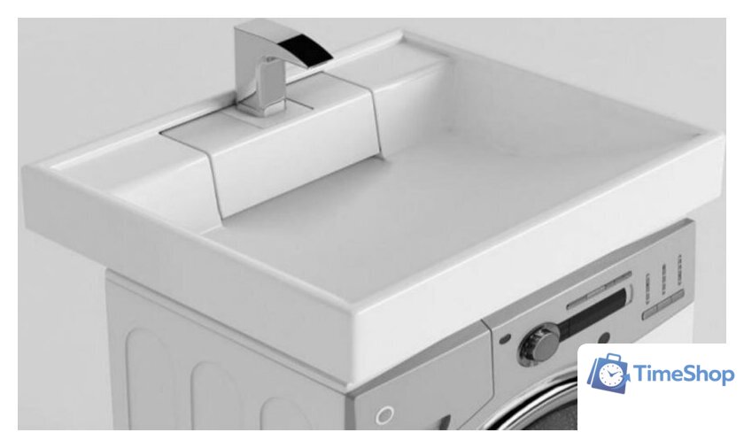 Умывальник Акватон Рейн 60 1A72103KRW010 - Изображение №2 — Интернет-магазин Time-Shop