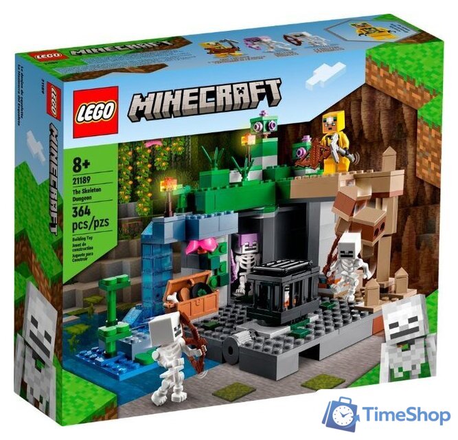 Конструктор LEGO Minecraft 21189 Подземелье скелета - Изображение №1 — Интернет-магазин Time-Shop