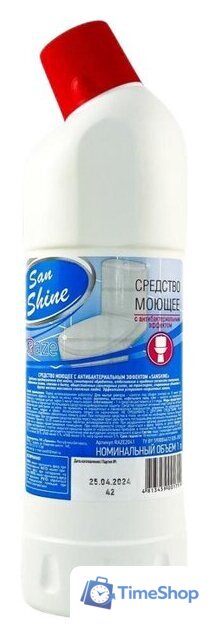 Средство для унитаза Raze SanShine с дезинфицирующим эффектом (1 л) - Изображение №1 — Интернет-магазин Time-Shop