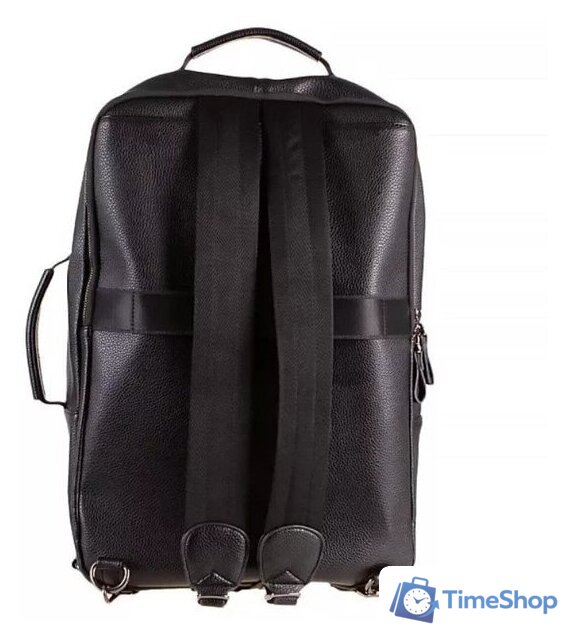 Мужская сумка Poshete 249-C003-BLK (черный) - Изображение №2 — Интернет-магазин Time-Shop