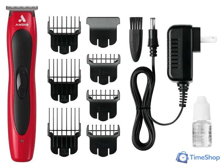 Триммер для бороды и усов Andis VersaTrim Li Cordless Trimmer Red BTF-3 - Изображение №1 — Интернет-магазин Time-Shop