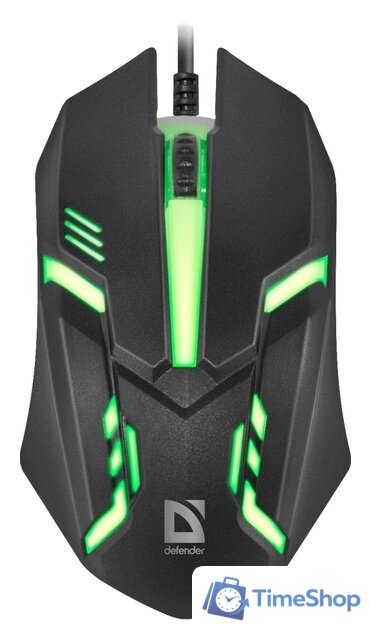 Мышь Defender Cyber MB-560L (черный) - Изображение №2 — Интернет-магазин Time-Shop