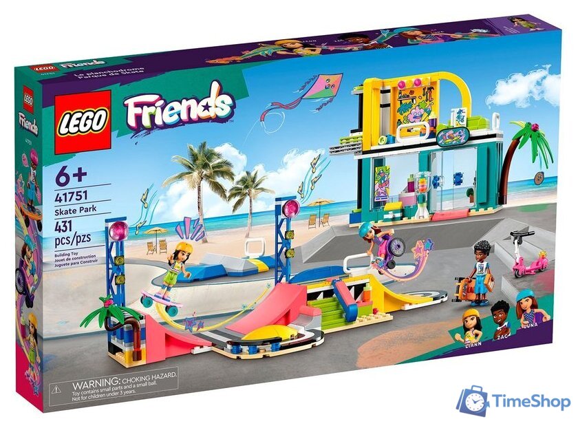 Конструктор LEGO Friends 41751 Скейт-парк - Изображение №1 — Интернет-магазин Time-Shop