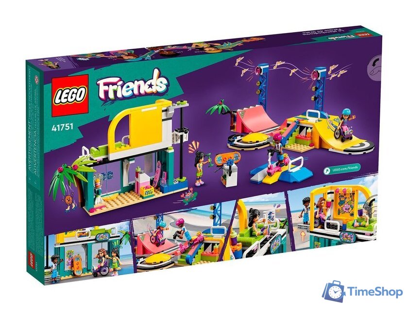 Конструктор LEGO Friends 41751 Скейт-парк - Изображение №3 — Интернет-магазин Time-Shop