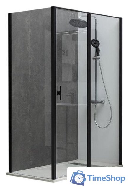 Душевой уголок Allen Brau Priority 160x100 304253 (черный браш) - Изображение №1 — Интернет-магазин Time-Shop