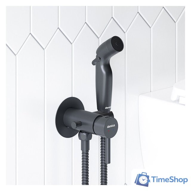 Гигиенический душ Damixa Option 211000300 (черный) - Изображение №3 — Интернет-магазин Time-Shop